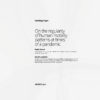 On the regularity of human mobility patterns at times of a pandemic working_paper_2021_48